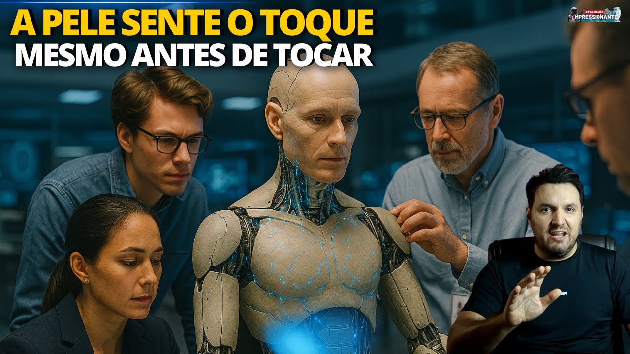 Rob&ocirc;s Que Sentem Como Humanos? Pele Eletr&ocirc;nica com 