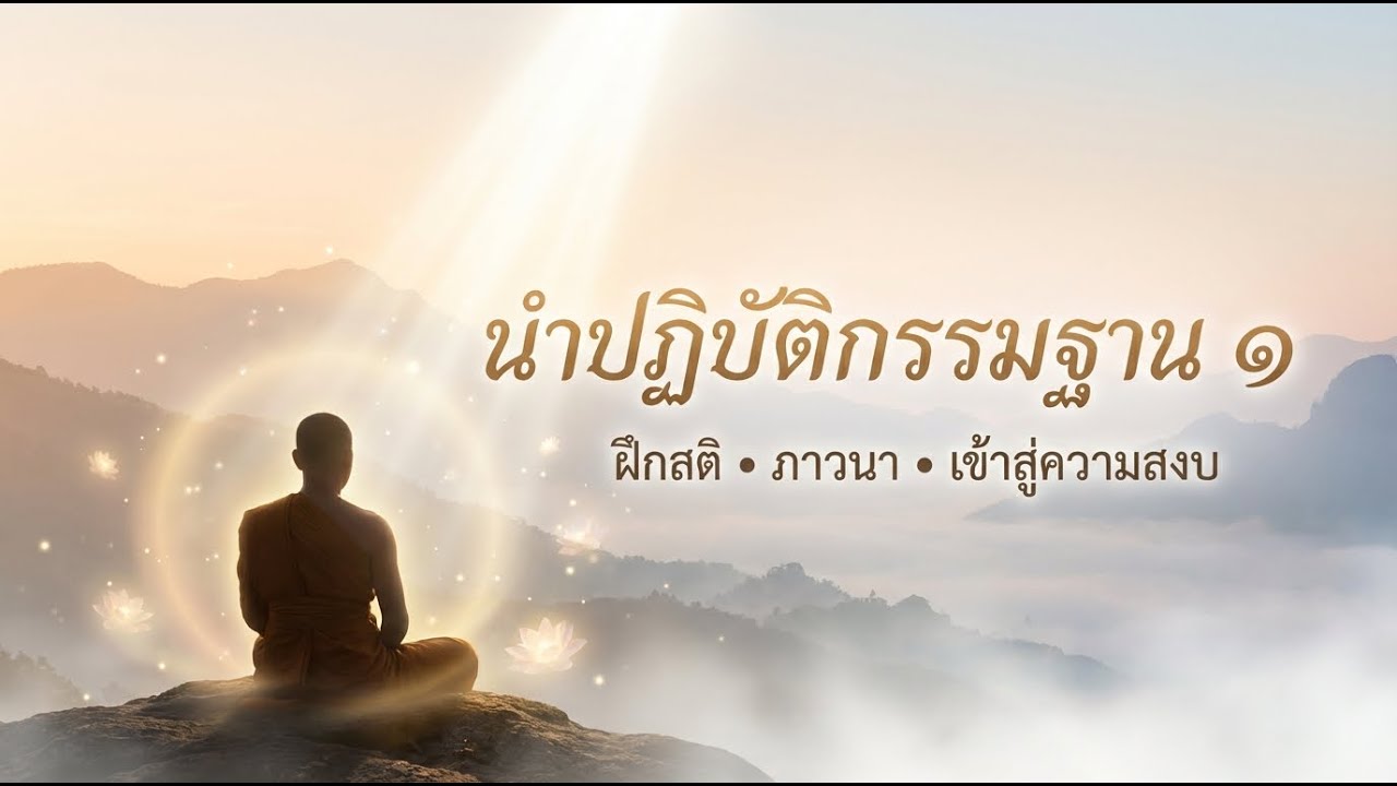ฟังสบายๆ 49 นำปฏิบัติกรรมฐาน ๑ - เพลินใจ ทำสมาธิ