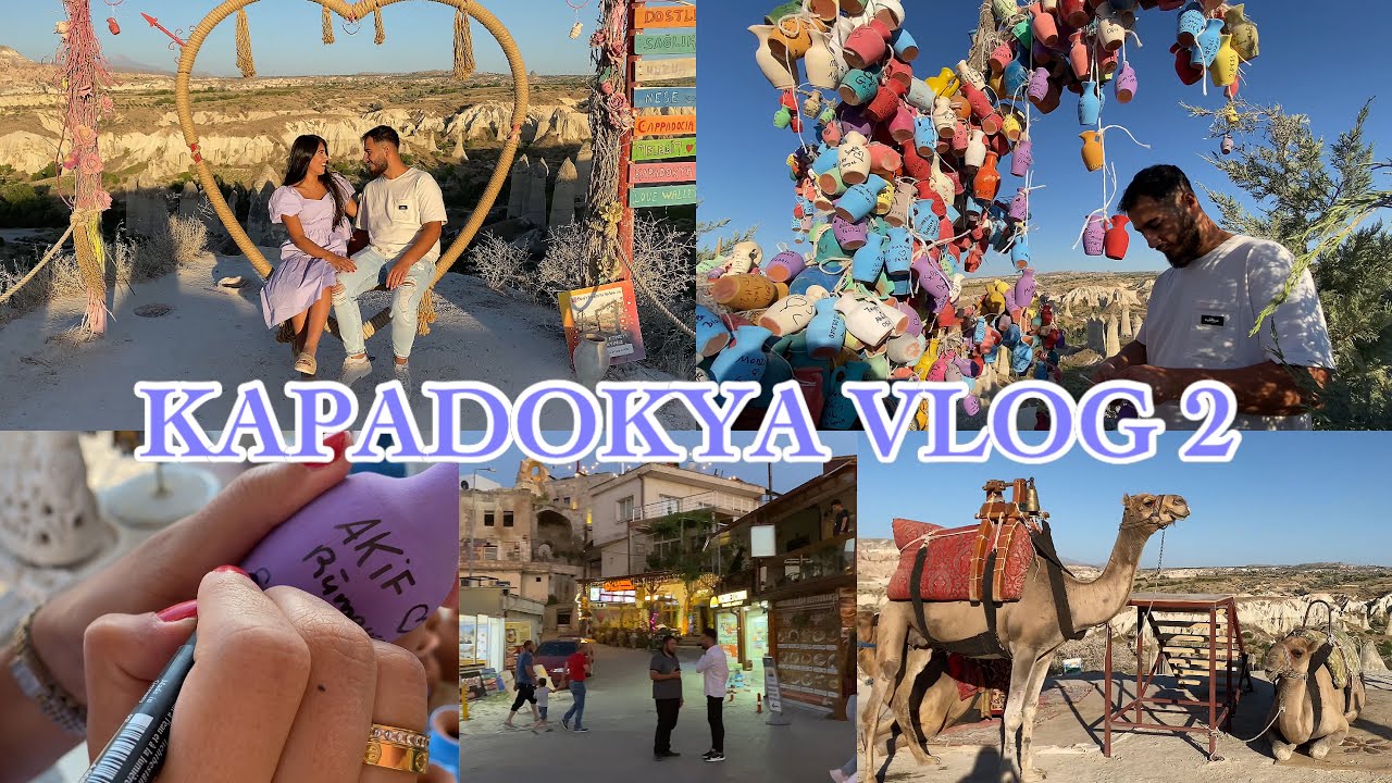 AŞK VADİSİ💜DİLEK AĞAÇI🧿GÖREME ÇARSI🛍YEMEĞE GİTTİK🍽KAPADOKYA VLOG 2 - GÜNLÜK VLOG