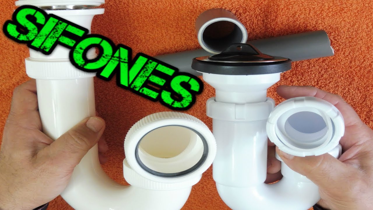 SIFONES Y INSTALACION DE TUBERIA DE DESAGUE
