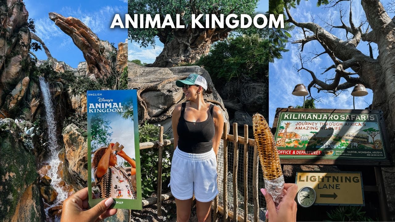 DISNEY WORLD VLOG - Animal Kingdom, Safari, Pandora, Harambe Market lunch and snacks, pins & more!