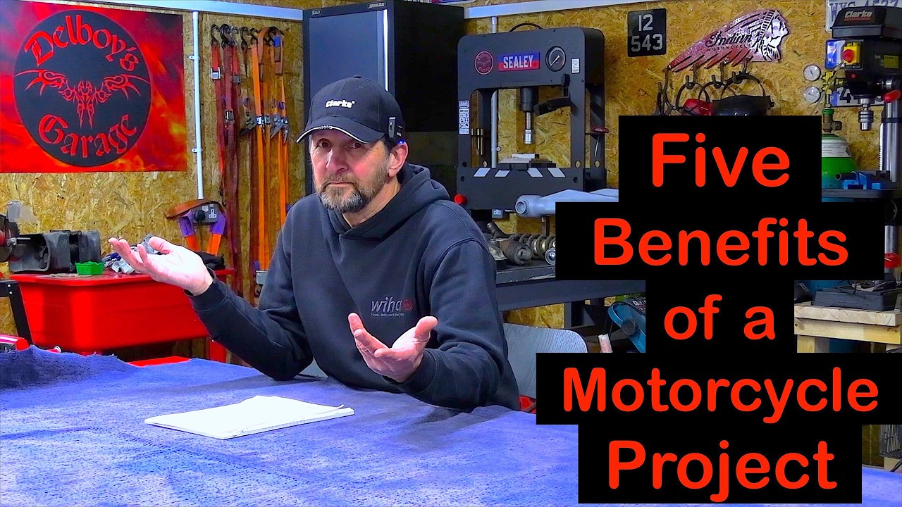 With the Goldwing Frame away.. 5 Benefits of a Motorcycle Project !