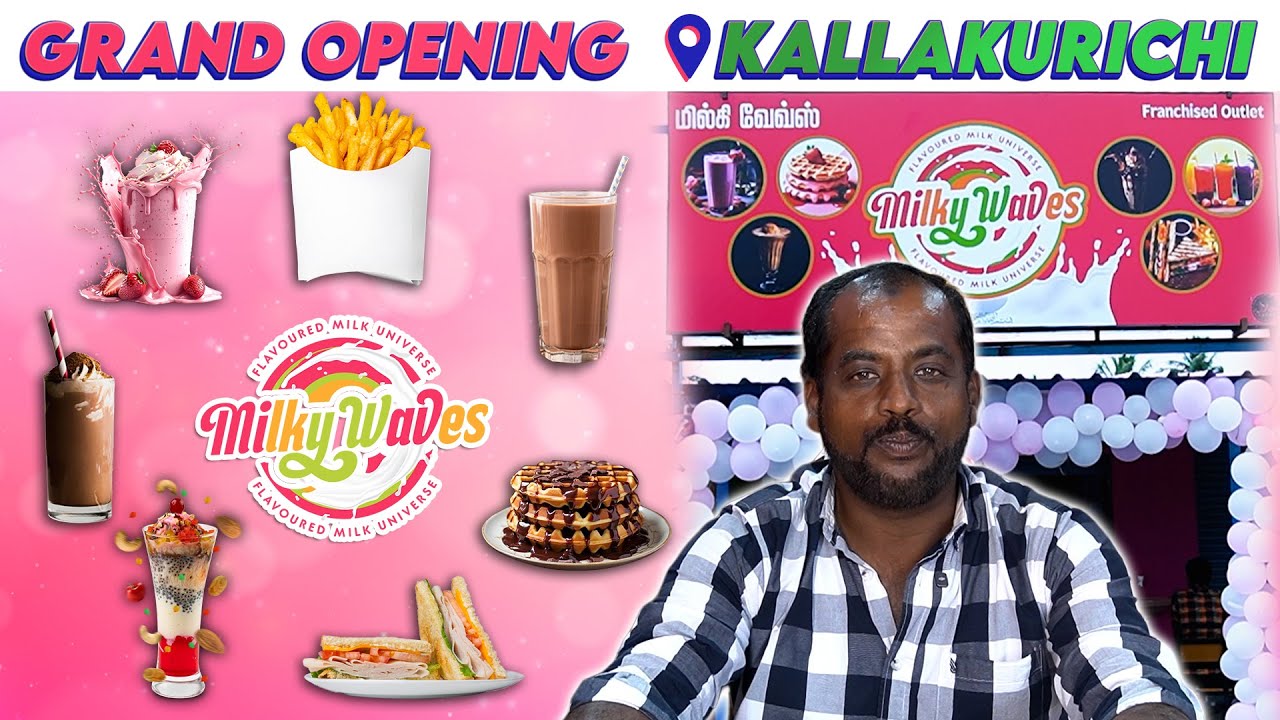 Sip, savor, and celebrate! 🎉 Milky Waves has arrived in Kallakurichi🌹🥛| Beverage Busienss✅
