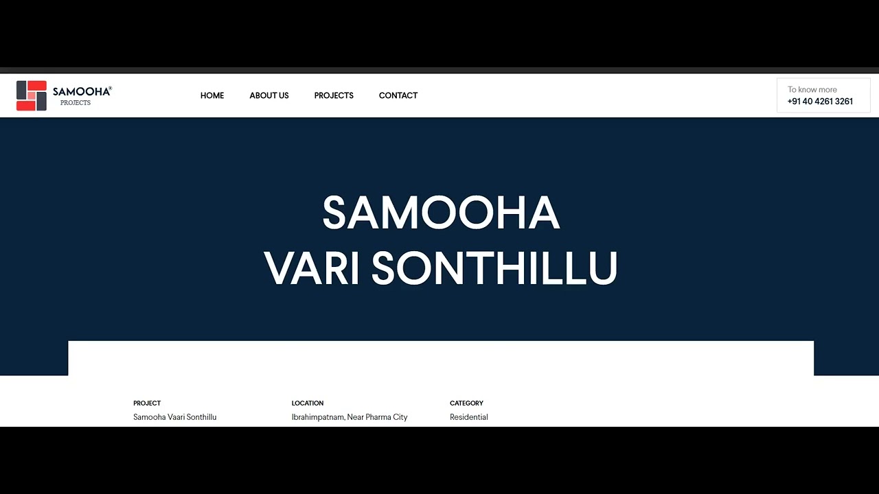 Samooha Vari Sonthillu