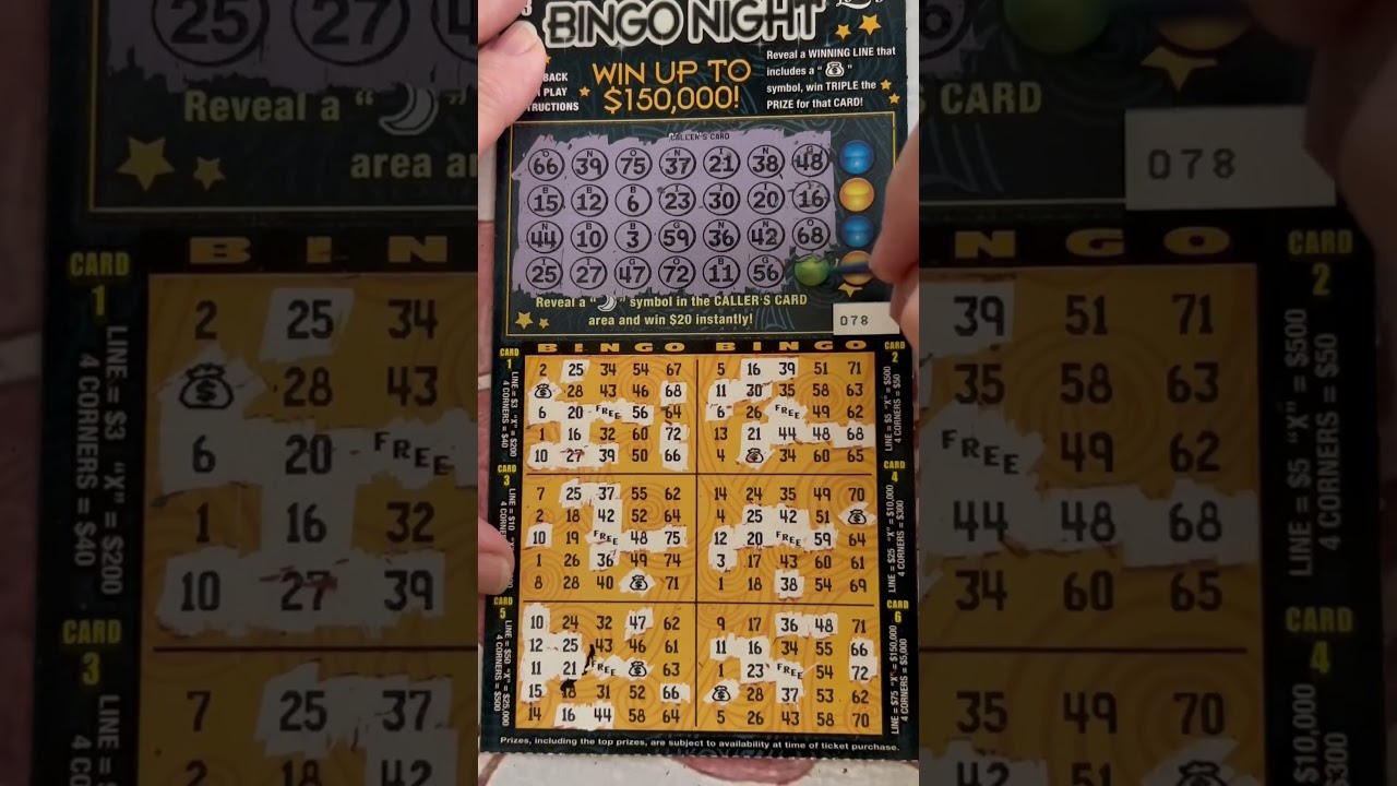 Zwycięzca wieczoru bingo! Loteria Florydy #zdrapki #zabawa #zdrapki