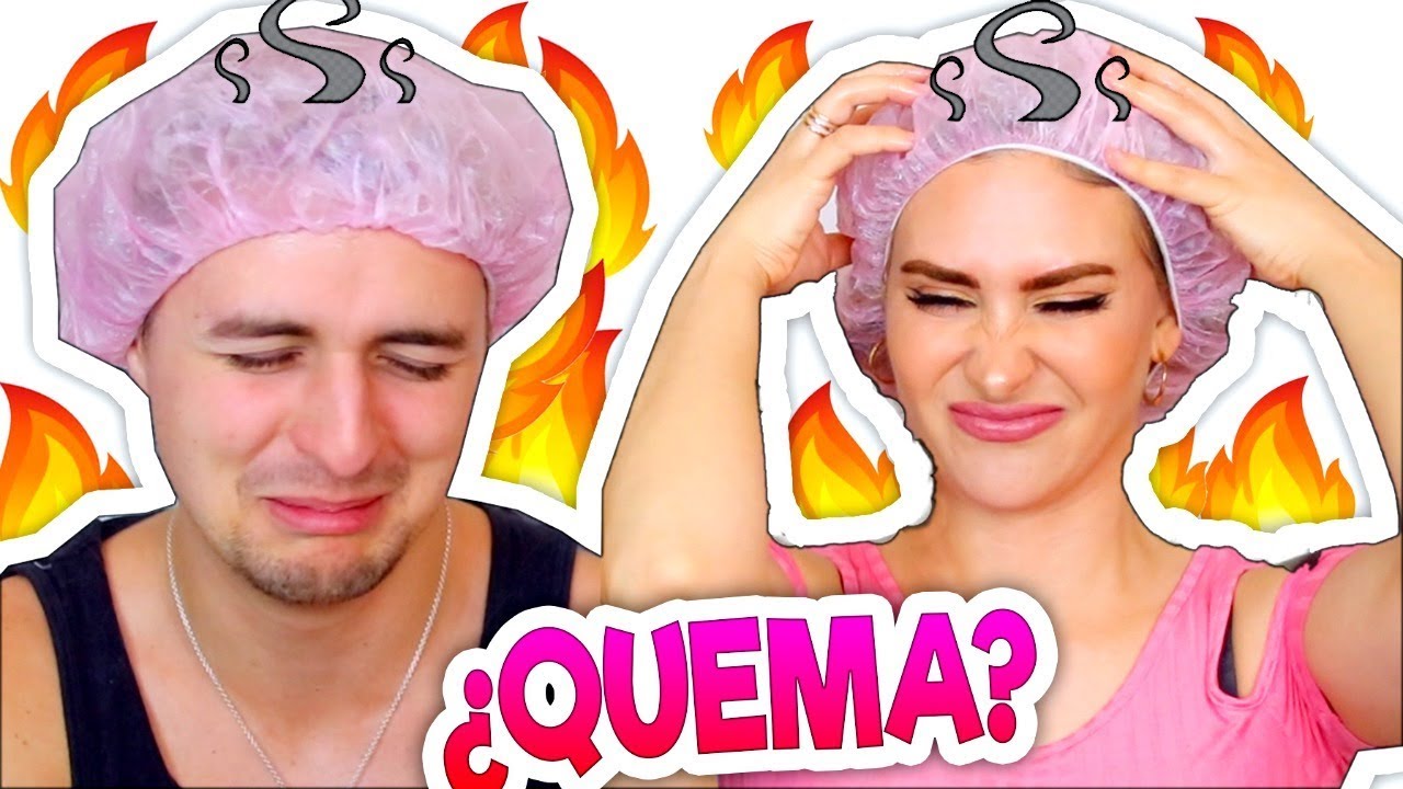 PROBAMOS LA MASCARILLA PARA EL PELO CALIENTE 😰 ¿NOS QUEMÓ?