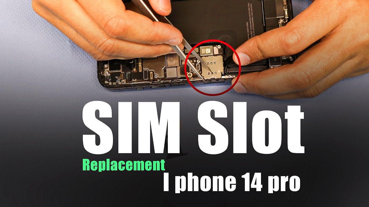 iPhone 14 Pro SIM Card Slot Repair & Replacement Tutorial by Noor Telecom