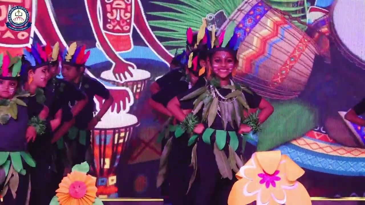 ANNUAL DAY 2ND GRADE TRIBAL DANCE PERMORMANCE | @prathibha_vidyalayam