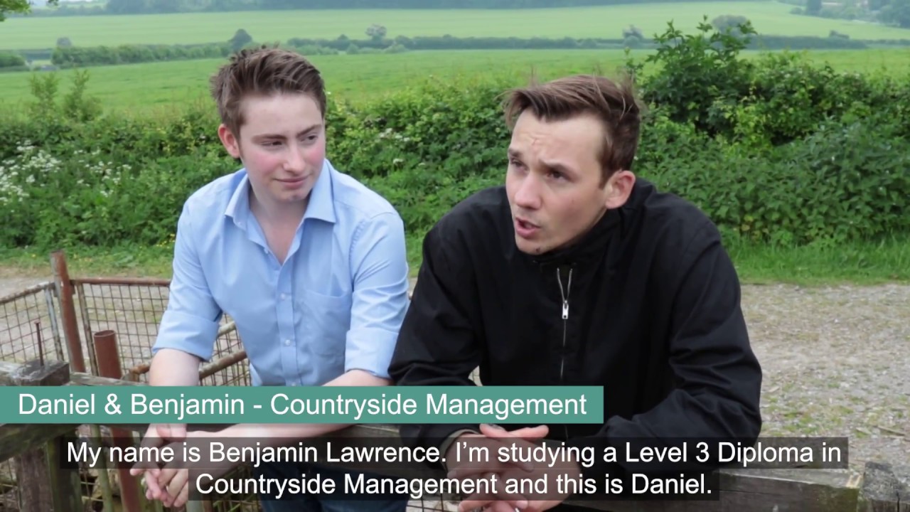 Countryside Management students - Daniel & Benjamin talking about their Sparsholt experience