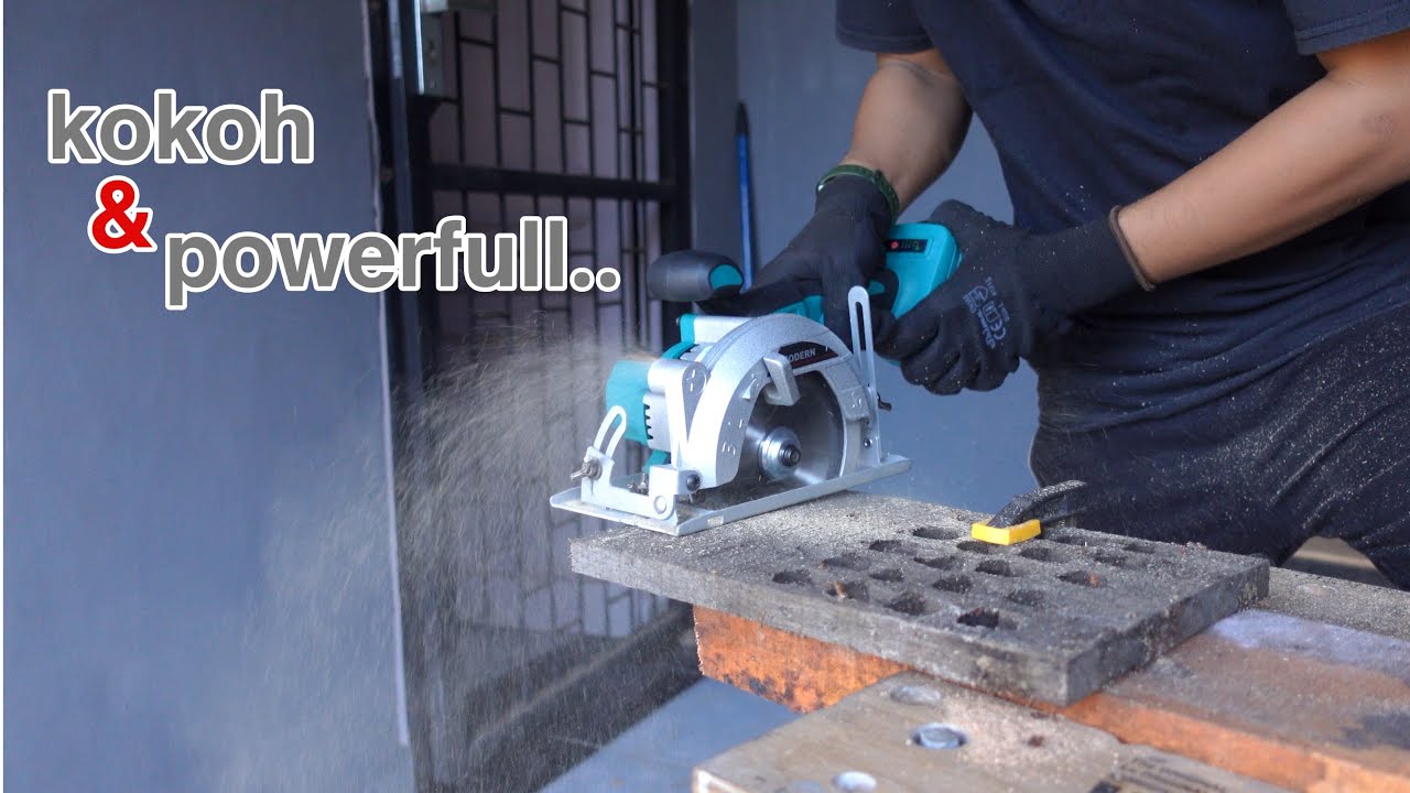 Biar mini tenaga maxi.. - MODERN M63 CORDLESS BRUSHLESS CIRCULAR SAW 5.5
