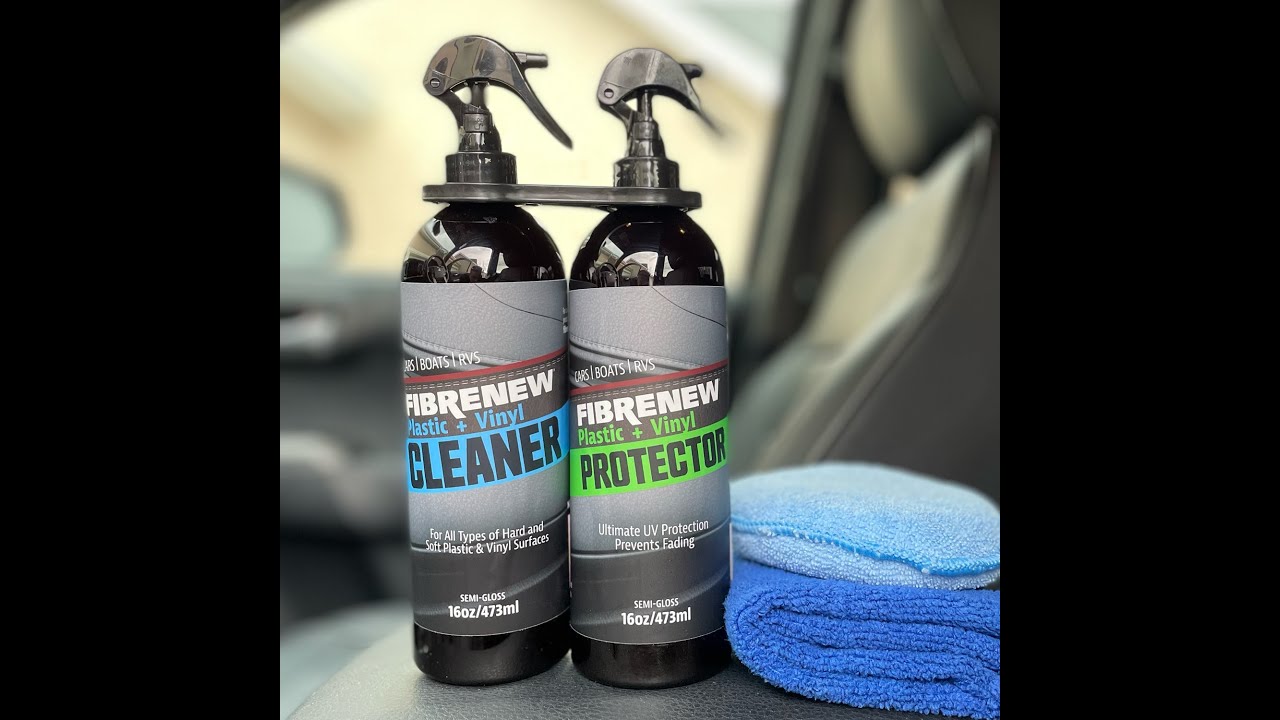 Fibrenew Plastic & Vinyl Care Kit (Professional Grade Cleaner and Protector)