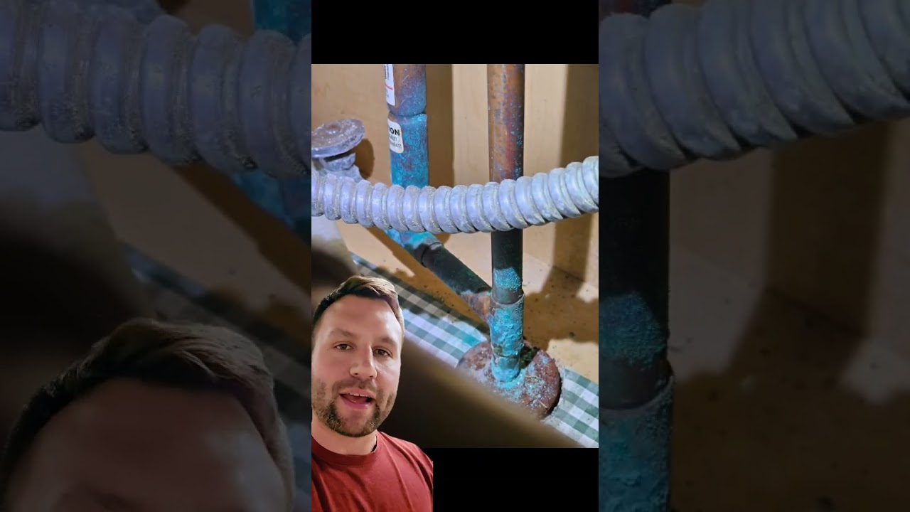 Copper Plumbing! Corrosion can be a homeowners worst nightmare! #diy #homeinspector #pex #pvc