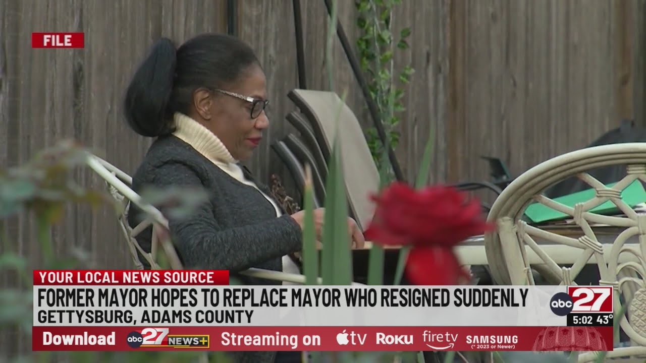 Former Gettysburg mayor hopes to succeed successor who resigned suddenly