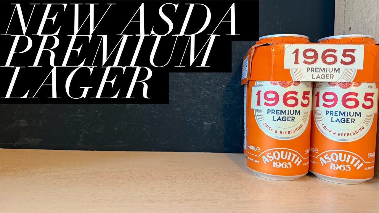 Обзор светлого пива ASDA Asquith 1965 Premium Lager, обзор пива ASDA Lager