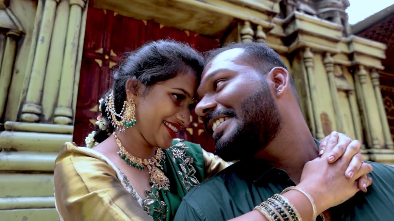 Pre-Wedding Love Story 💍❤️ | Traditional Romantic Shoot | Jeevana 360  #prewedding #preweddingshoot 