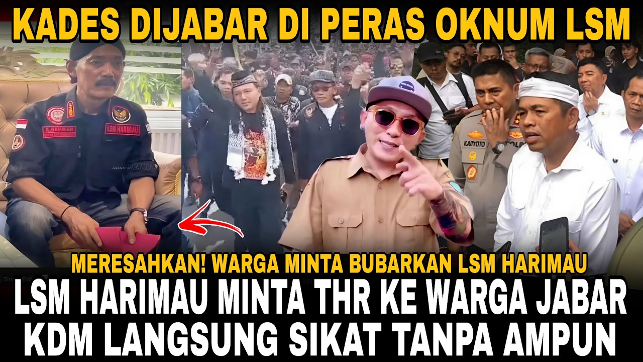 JALANKAN PERINTAH KDM!! RATUSAN WARGA JABAR USIR LSM HARIMAU  YANG MINTA THR!! KADES HOHO MENANG