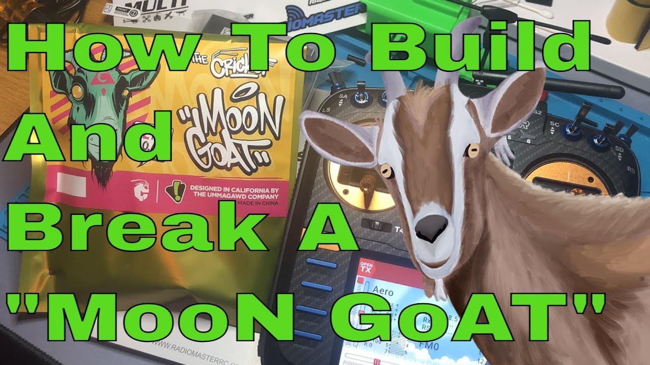 How To Build And Break A Analog UMAGAWD Moon Goat FPV Freestyle Drone