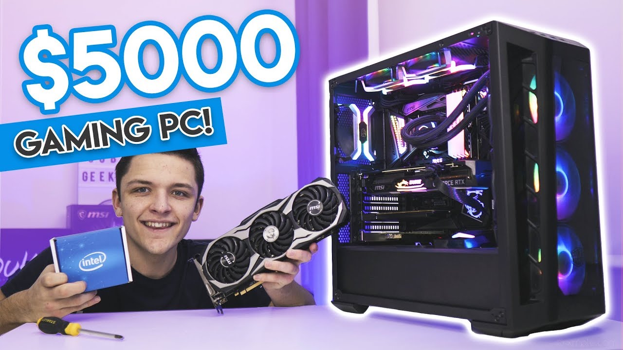 Insane $5000 Gaming PC Build 2019! [My NEW 4K Killer Gaming Rig w/ Benchmarks!]