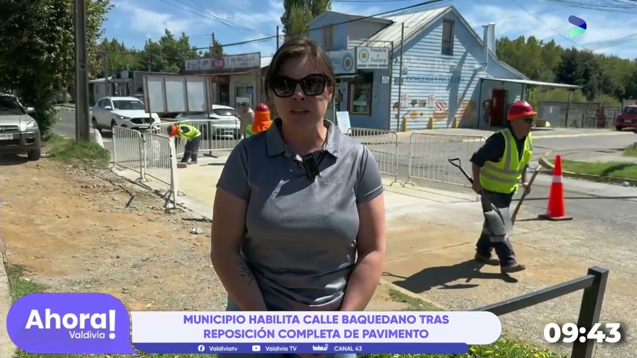 NOTA DE PRENSA: Municipio habilitó nuevamente calle Baquedano tras trabajos de reparación