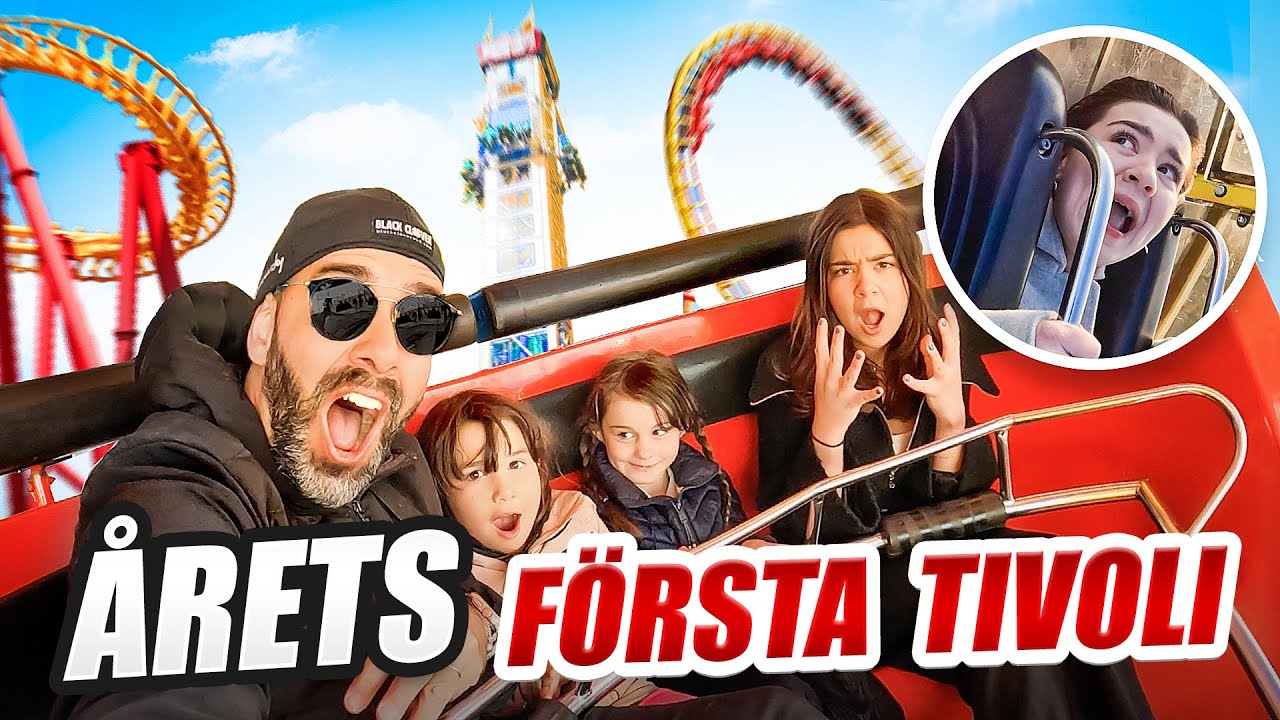 HELA FAMILJENS FÖRSTA TIVOLI I ÅR - ELIZE BLIR LEDSEN!? | VLOGG