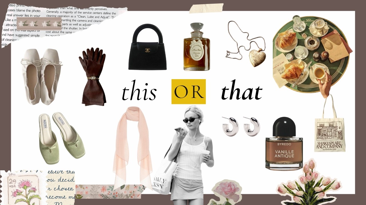 THIS or THAT | Parisian Girl Aesthetic — Romantic or Minimalist?
