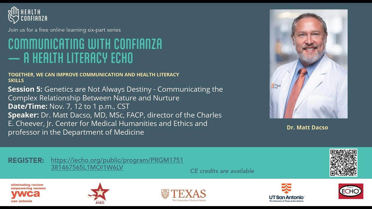 Communicating with Confianza — A Health Literacy ECHO: November 7, 2025
