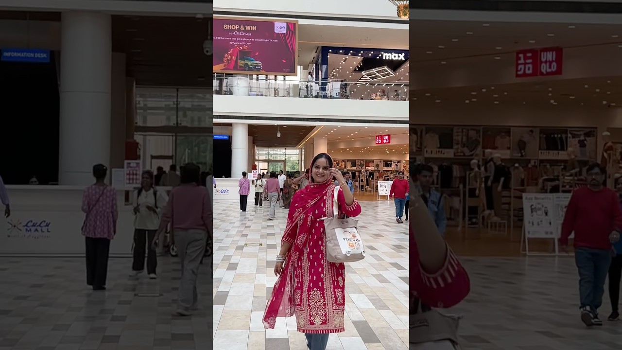 Finally visited Lucknow's famous Lulu Mall 😍 | Is it really that special? #shorts #minivlog