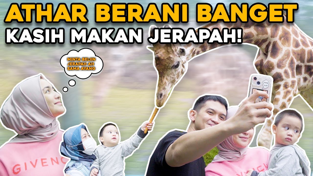 ATHAR HAMPIR DI GIGIT ZEBRA?! CITRA PANIK