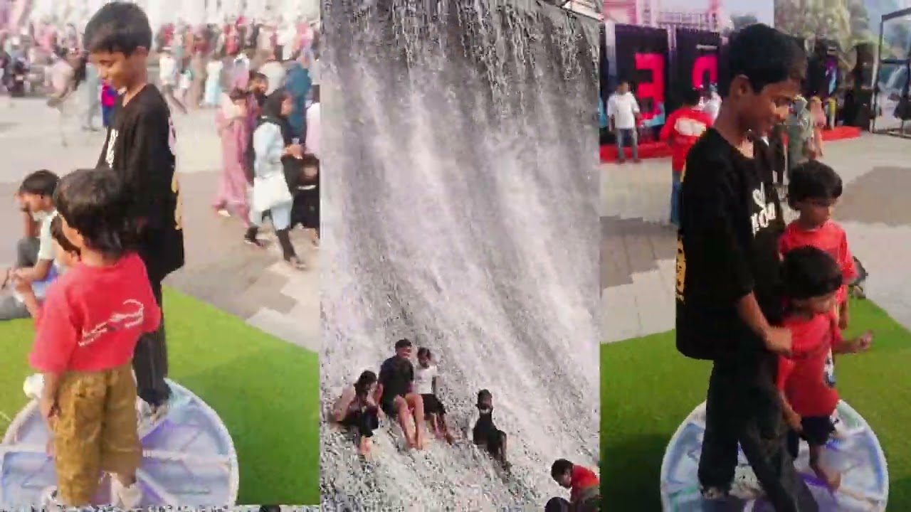 Kottakkal EXPO കാഴ്ചകൾ കോട്ടക്കൽ എക്സ്പോ കുട്ടികൾ ക്ക് ഇഷ്ട്ടപെടുന്ന വെള്ളച്ചാട്ടം #kottakkalexpo#ex
