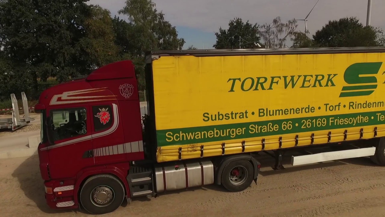 Torfabbau in Schwegermoor durch das Torfwerk Stadtsholte