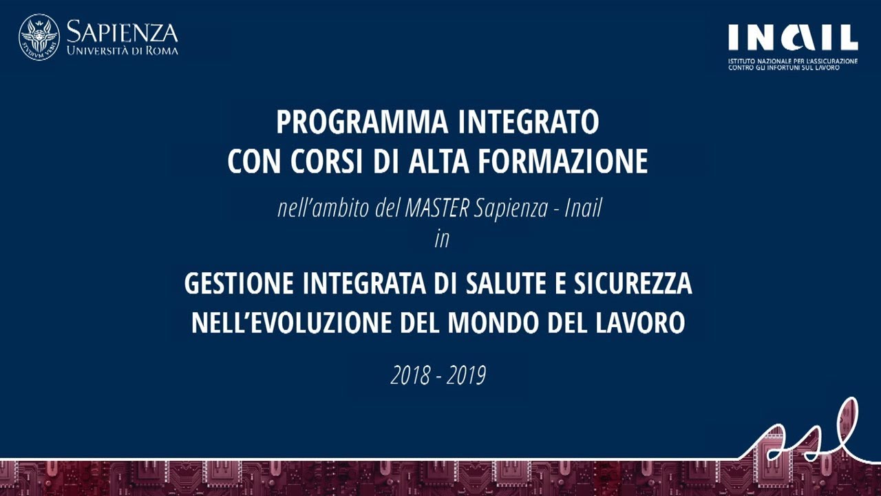 Corso di Alta Formazione: 