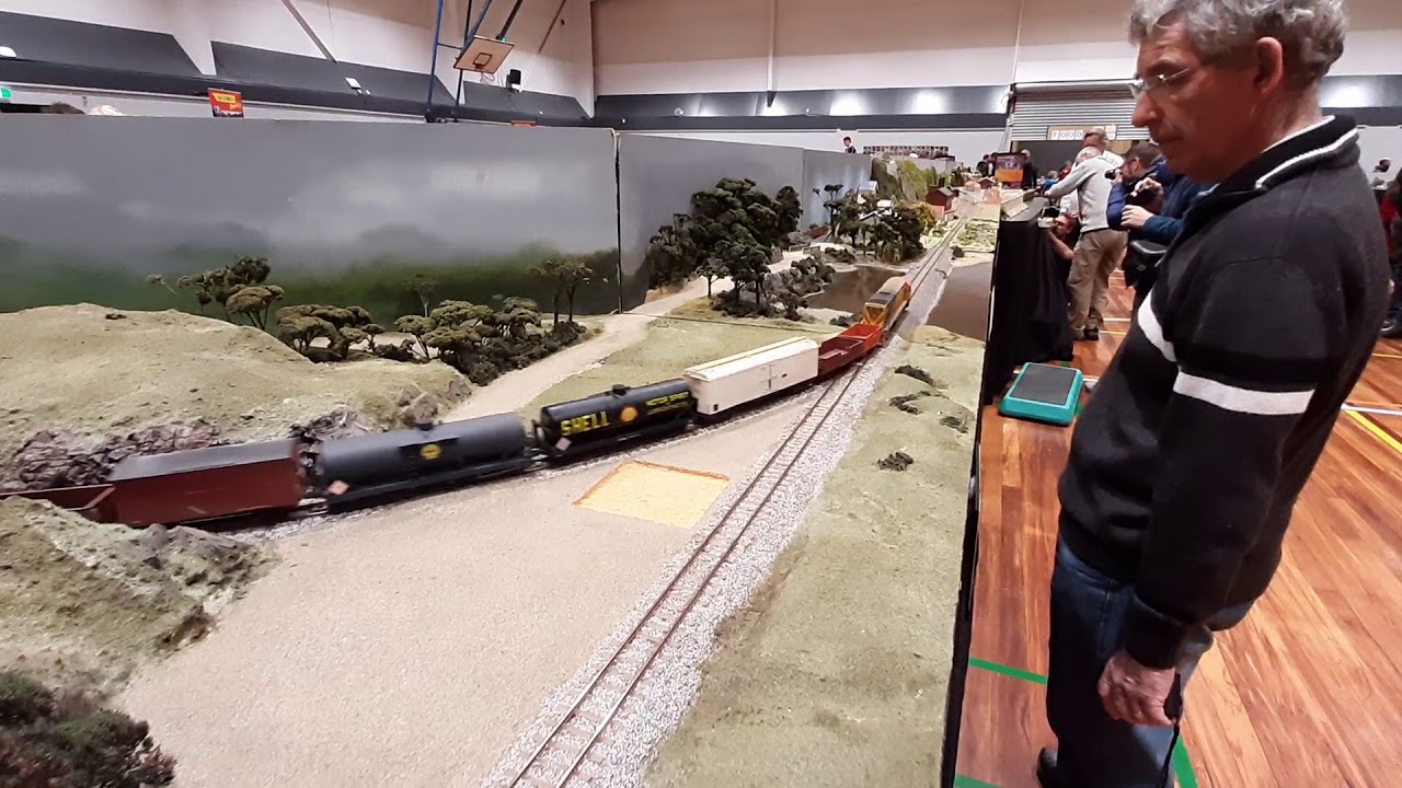 Christchurch model railway show modular kiwirail scene.