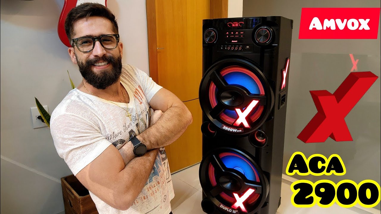 AMVOX NEW X ACA2900 2900W: A maior TORRE DE SOM DE TODAS! 😱