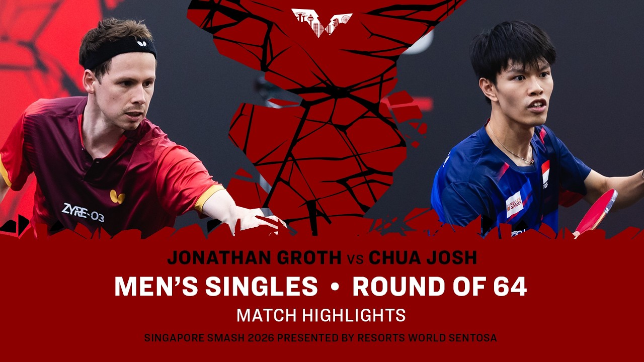 Jonathan Groth vs Chua Josh | MS R64 | #WTTSingapore2026