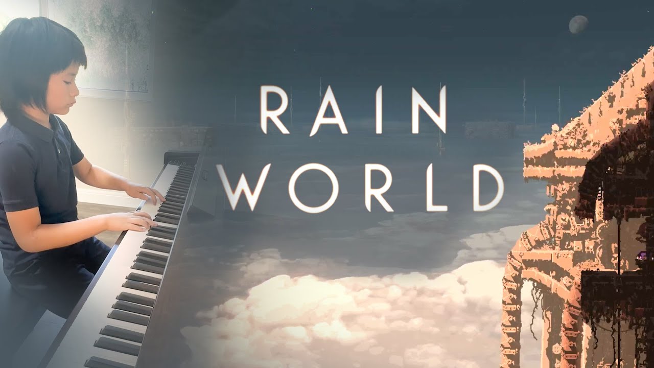 Rain World Gameplay 🎮 | Original Piano Improv “The Forgotten Wall” 🎹 | 10-Year-Old Composer HoldenC