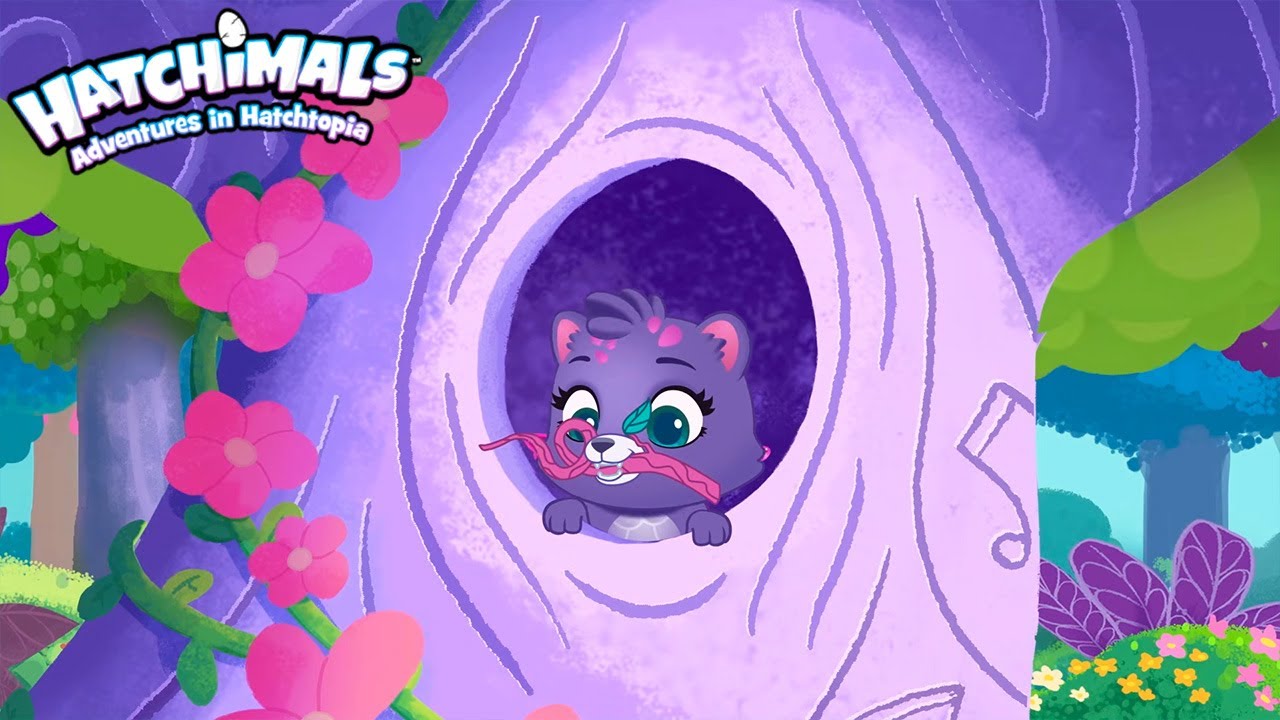 What's In The Tree! 🌲 (Compilation) | Hatchimals | Spin Safari | Cartoons For Kids