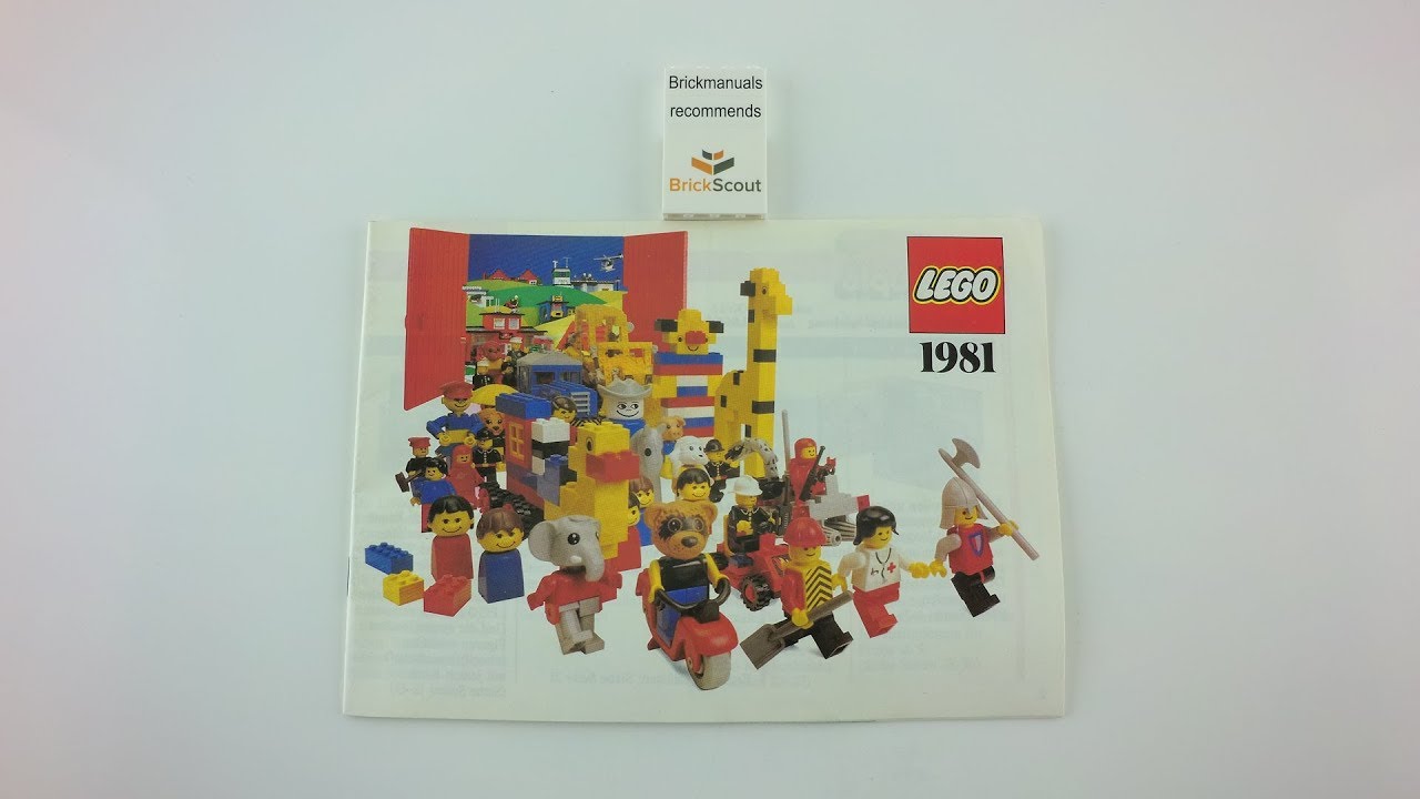 1981 LEGO&reg; Medium #2 German Catalogue Review discover Toy History in 4K