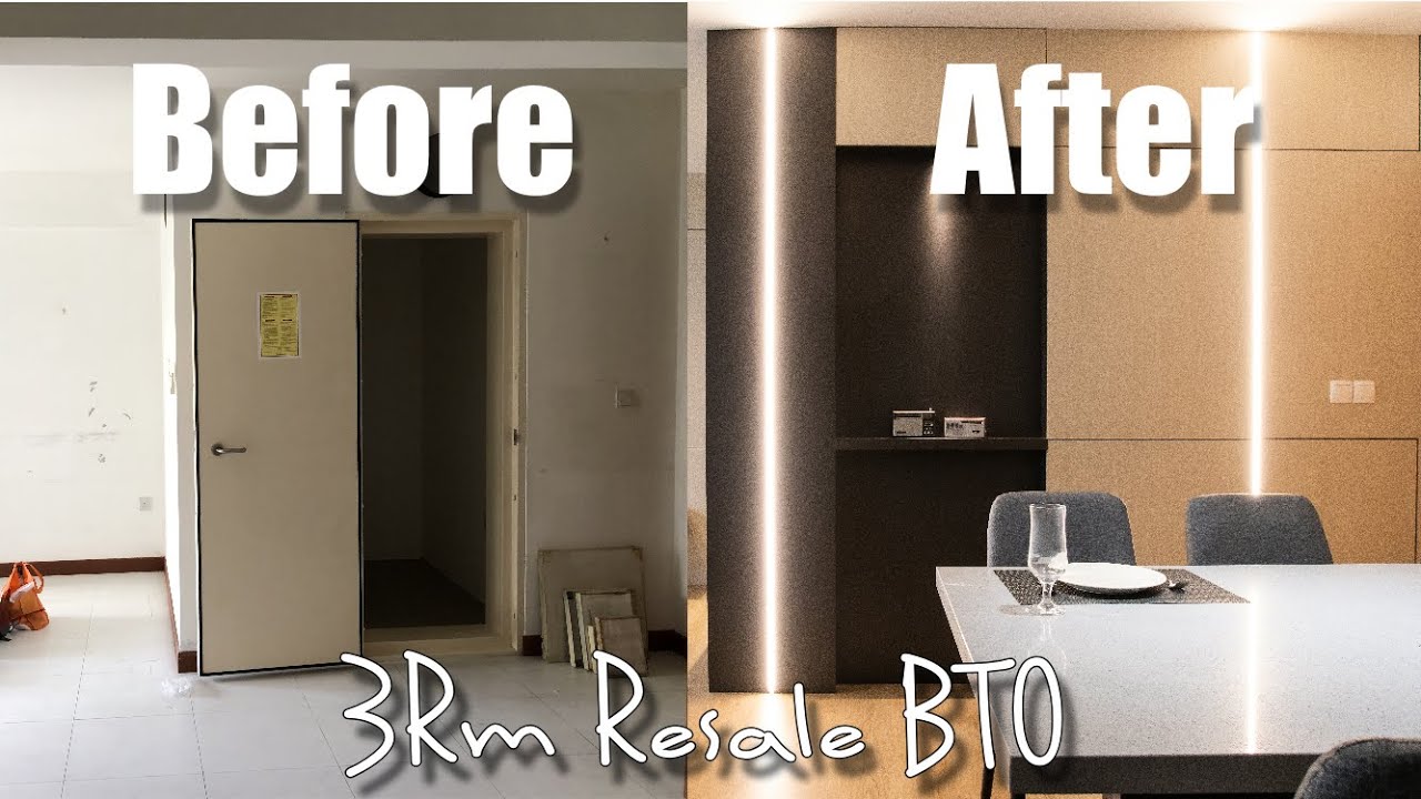 Before & After | 3Rm Resale BTO @ Fernvale | Project Makeover Series