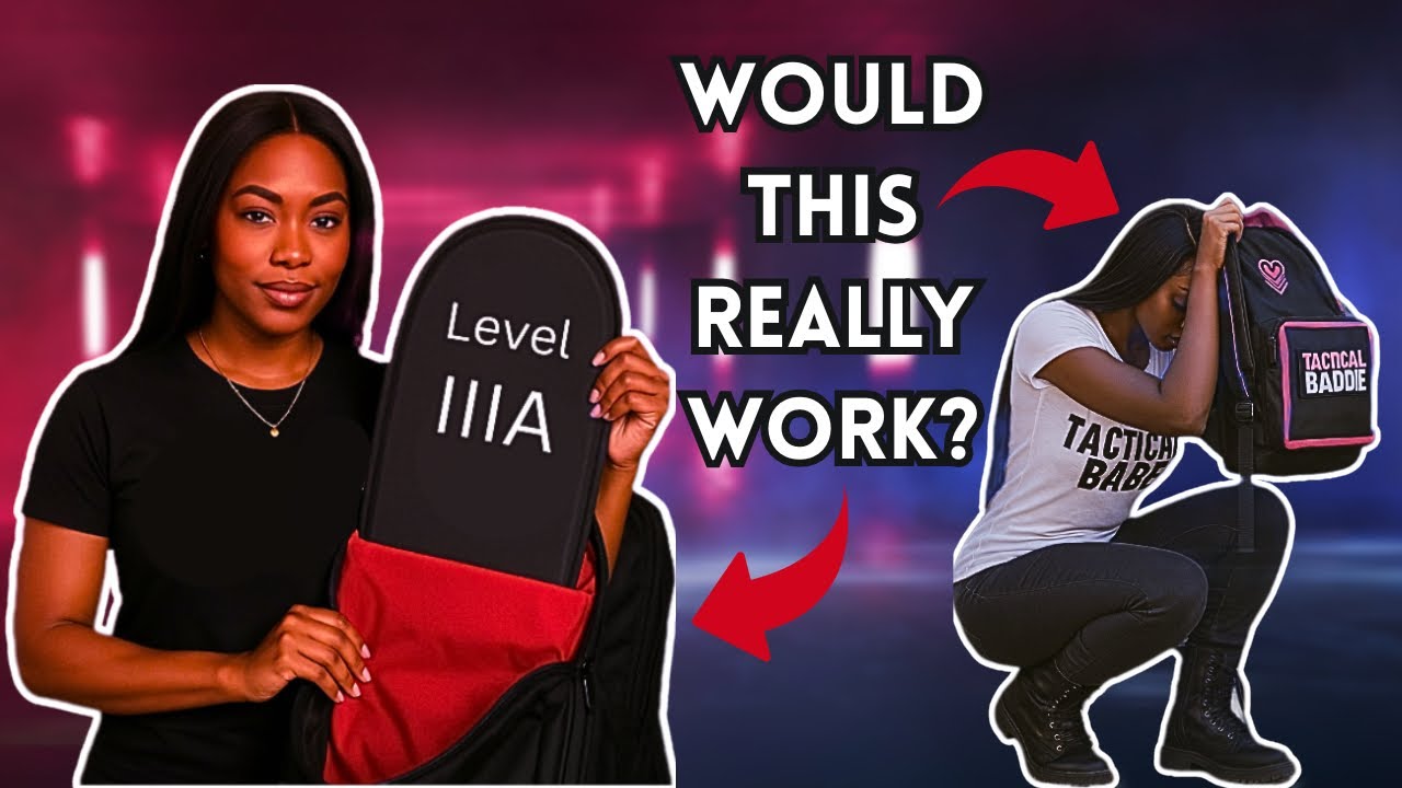 Can a Backpack Stop a Bullet? | I Shot It to Find Out 🎒💥 #armortest #selfdefenseforwomen 