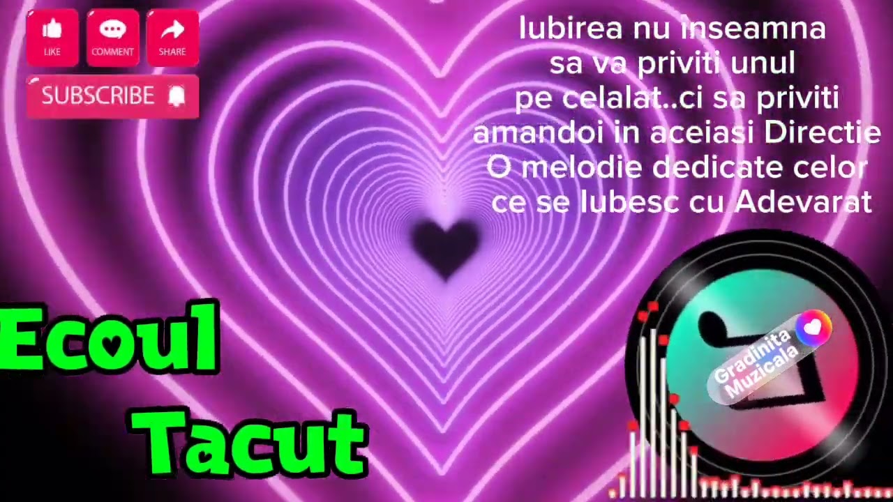 Ecoul tacut..👩‍❤️‍👨👩‍❤️‍👨👩‍❤️‍👨