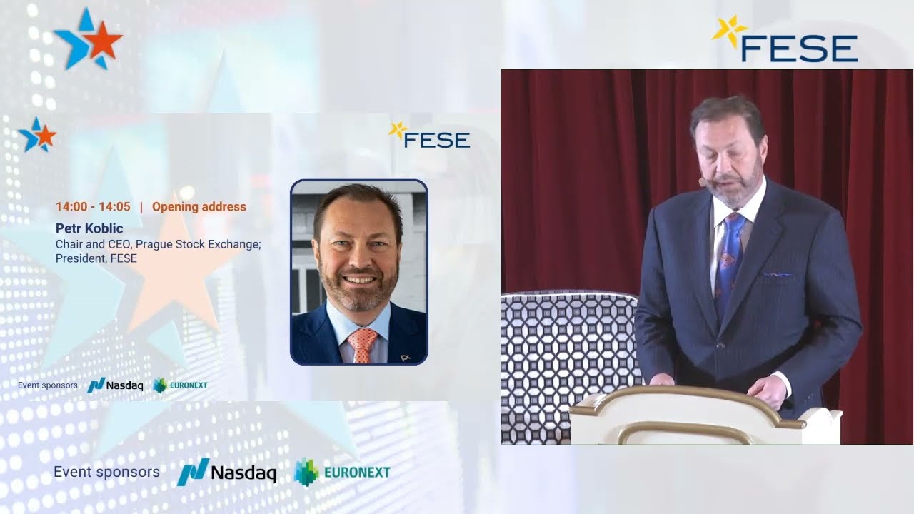 Opening address | Petr Koblic, Chair and CEO, Prague Stock Exchange