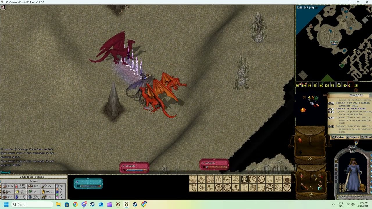 Ultima Online | Life of a Tamer in UO (Taming a Dragon in Destard)