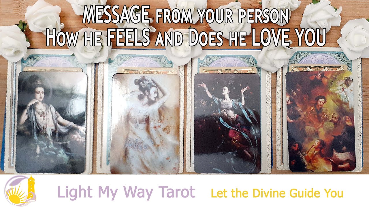 MESSAGE FROM HIM/What he wants you to KNOW/How he REALLY FEELS/Does he LOVE YOU/Pick a Card/Love