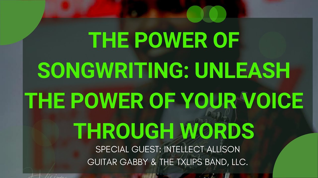 Behind the Business of Music Workshop Series | Part Three: The Power of Songwriting