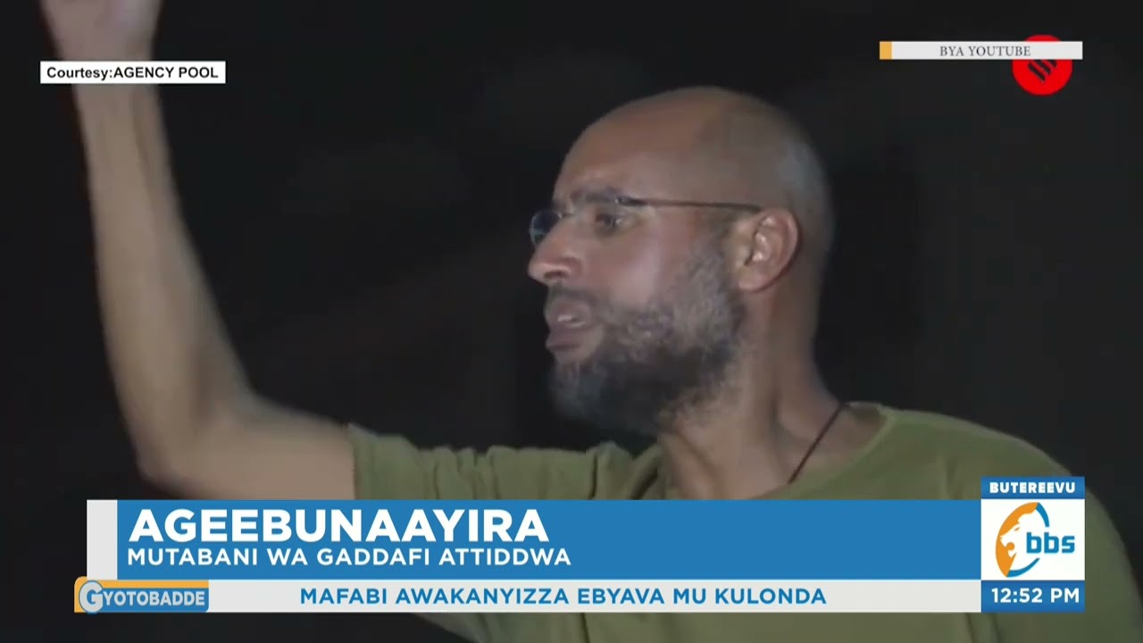 Mutabani Wa Gaddafi Attiddwa , Akubiddwa Amasasi Abantu Abatannategeerekeka. #Gyotobadde