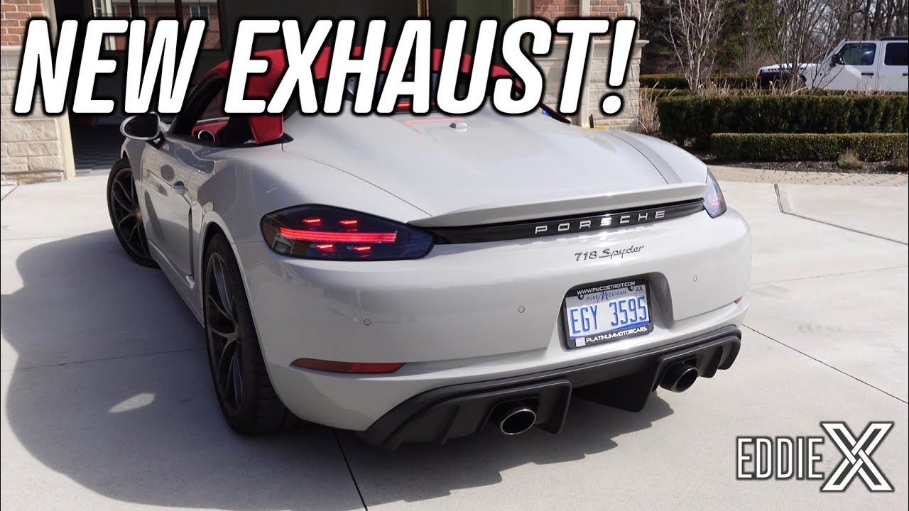 Porsche 718 Spyder Update! NEW AKRAPOVIC EXHAUST!