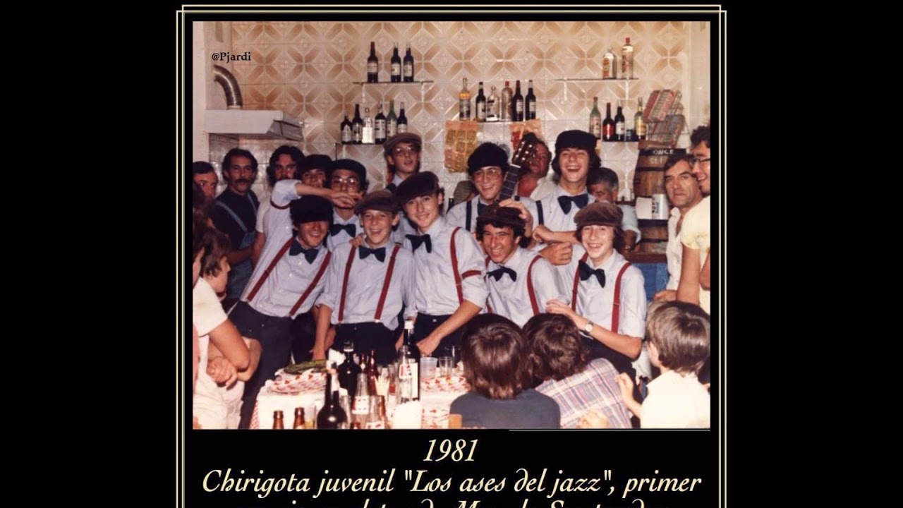 Chirigota Juvenil  Los ases del Jazz año 1981
