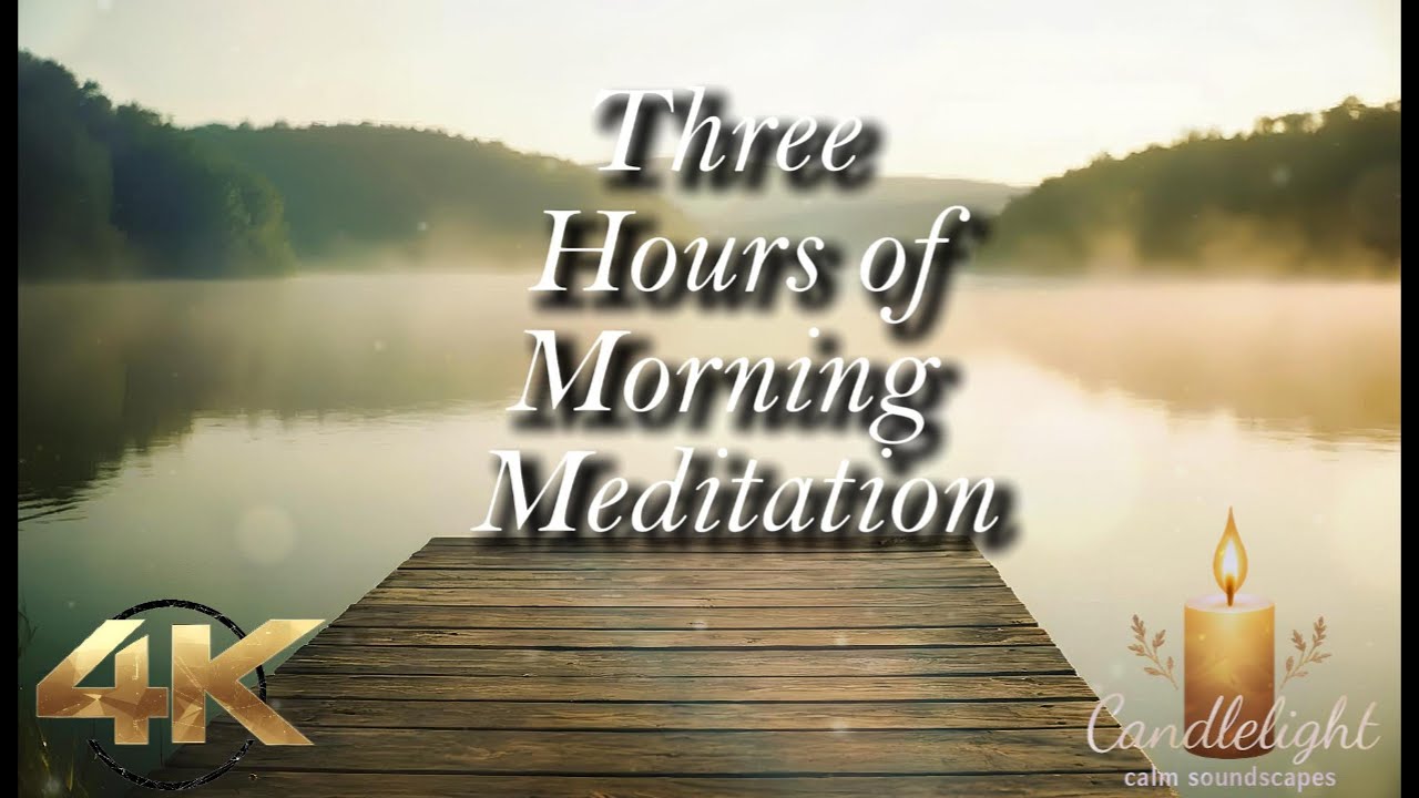 Morning Stillness at the Lake ☀️ 3 Hours of Peaceful Calm for a Gentle Start | 4K