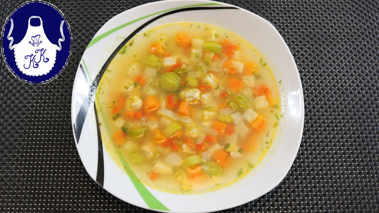 Leichte Gemüse Suppe mit Bulgur