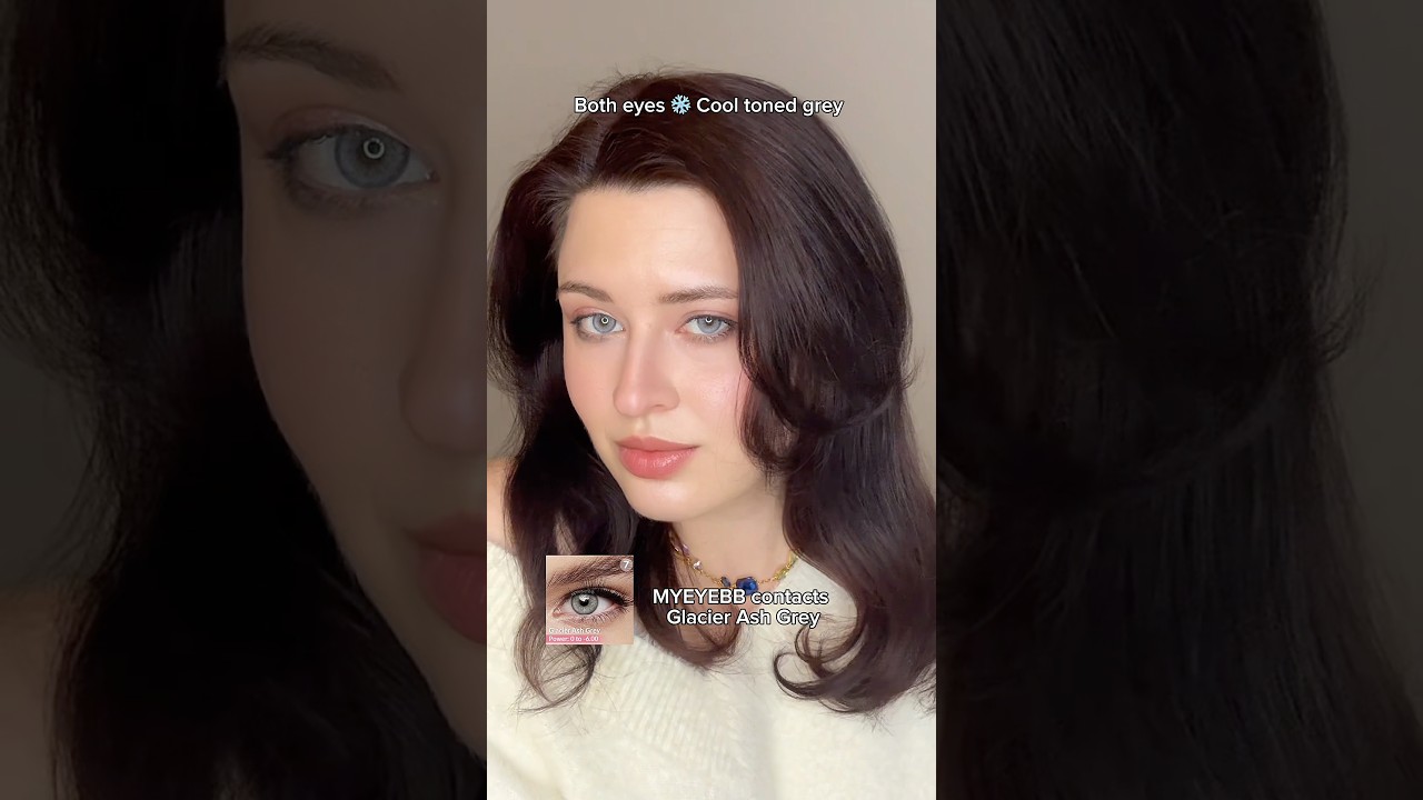 Примеряю цветные линзы на темные глаза 👀✨ @myeyebbofficial7500